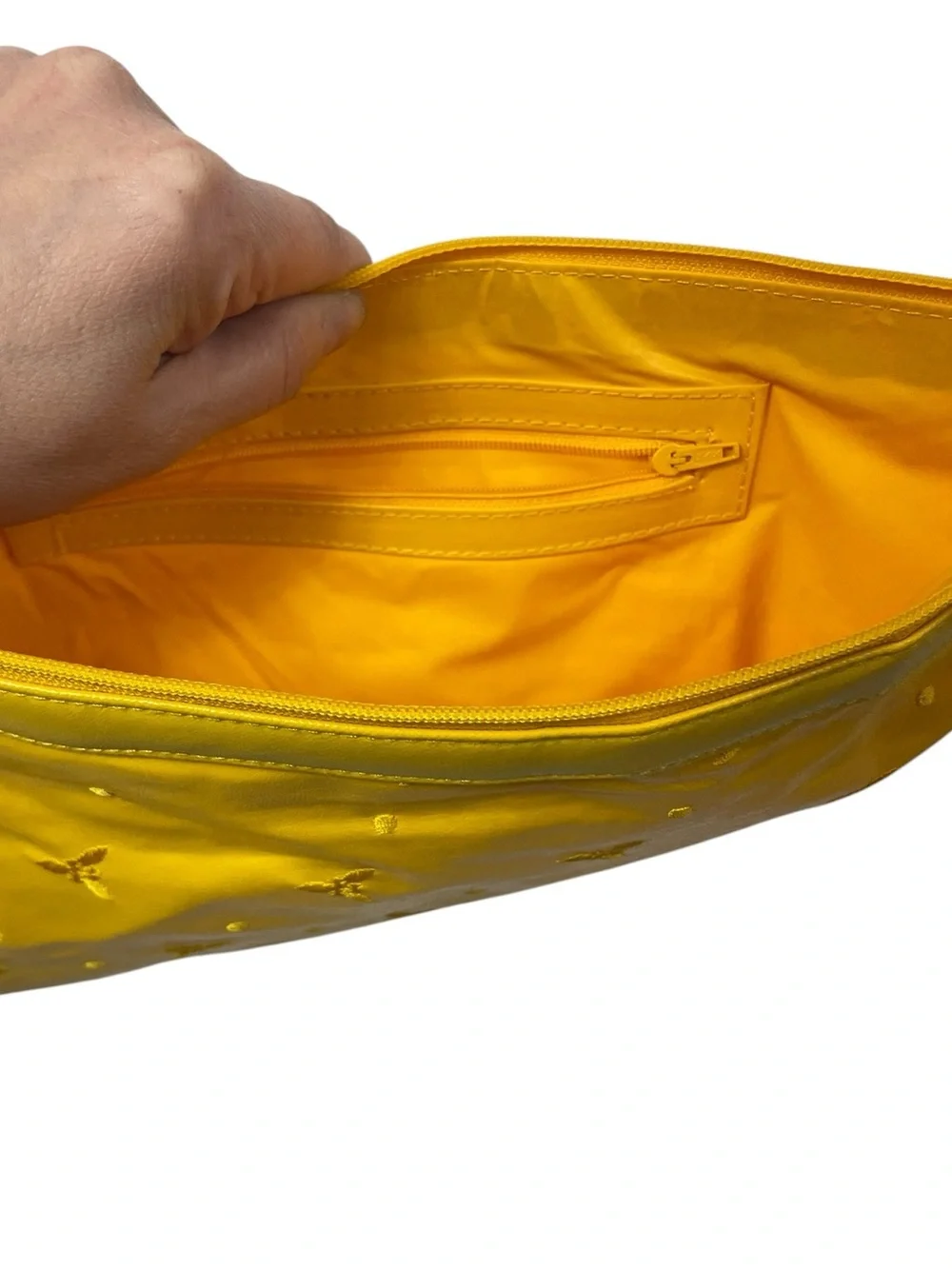 Vintage Yellow Floral Purse 80s Shoulder Bag Granny Boho Summer Cottagecore